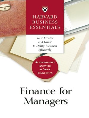 cover image of Finance for Managers